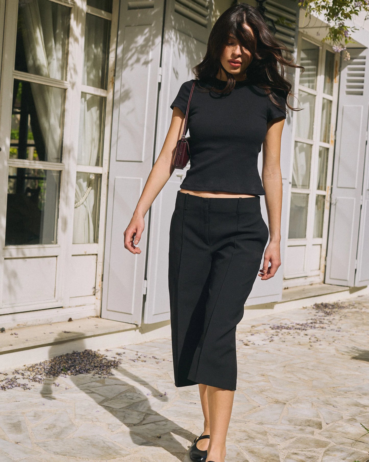 Tee-shirt Coton Côtelé - Dark