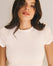 Tee-shirt Coton Côtelé - Off White