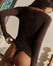 Top Col Bateau Manches Longues  - Mocha