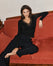Top Décolleté Manches Longues  - Dark