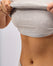 Tee-Shirt Décolleté Coton No Bra - Light Grey