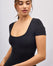 Tee-Shirt Décolleté Coton No Bra - Dark