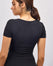Tee-Shirt Décolleté Coton No Bra - Dark