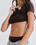 Tee-Shirt Décolleté Coton No Bra - Mocha