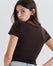Tee-Shirt Décolleté Coton No Bra - Mocha