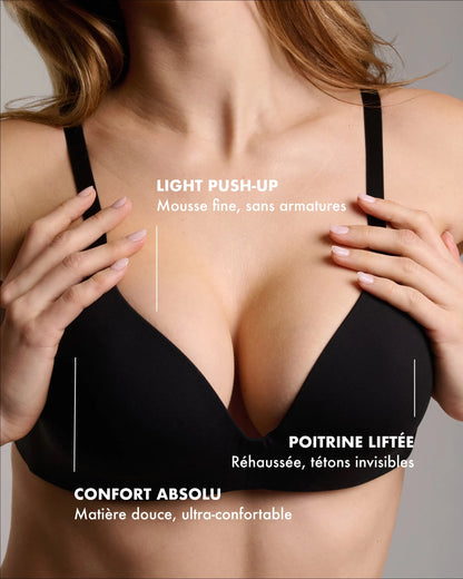 Brassière Hot Décolleté Push-up Édition 2025 - Dark