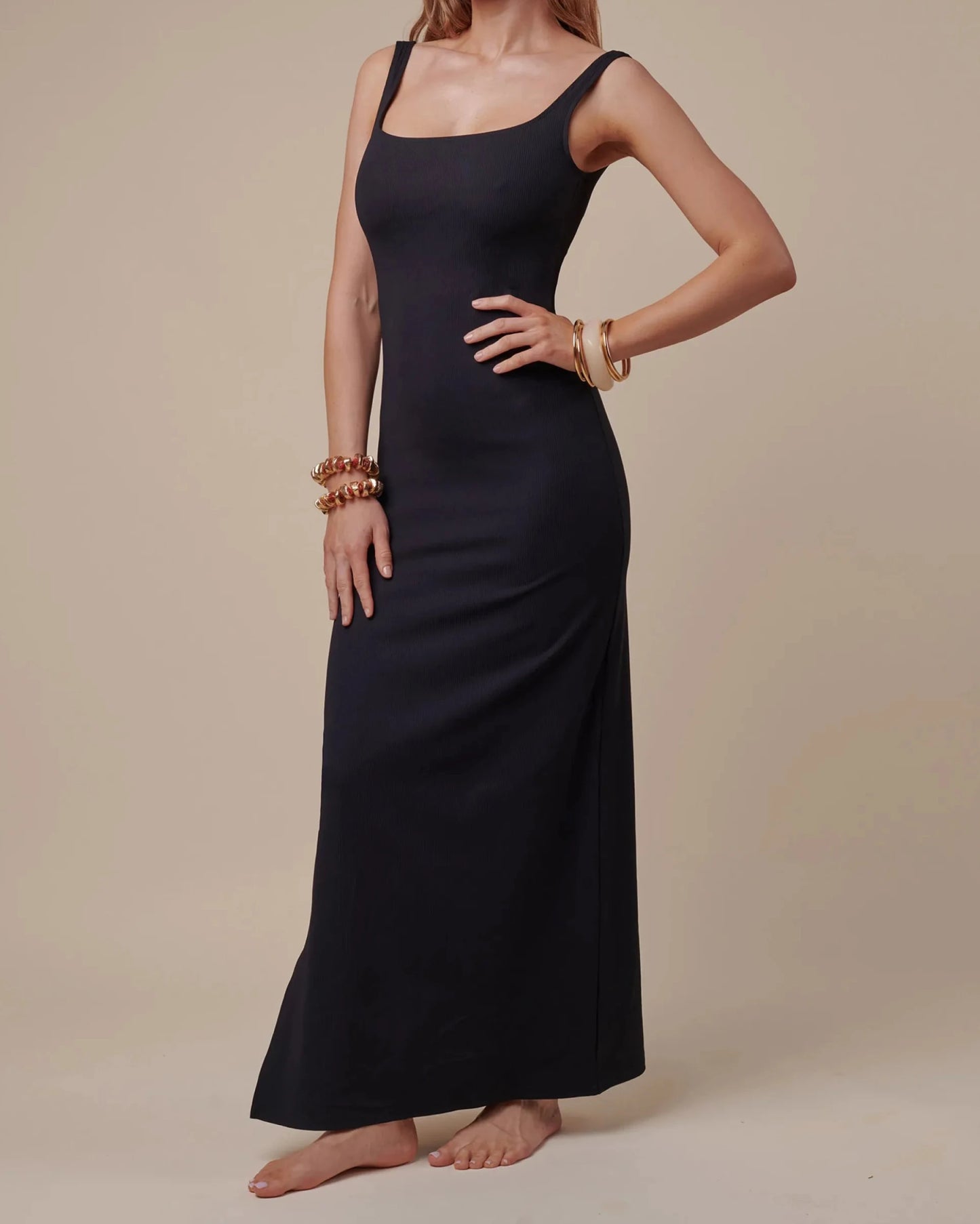 Square Neck Sculpting Dress