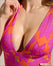 Une Pièce Foulard Hot Décolleté - Flowers