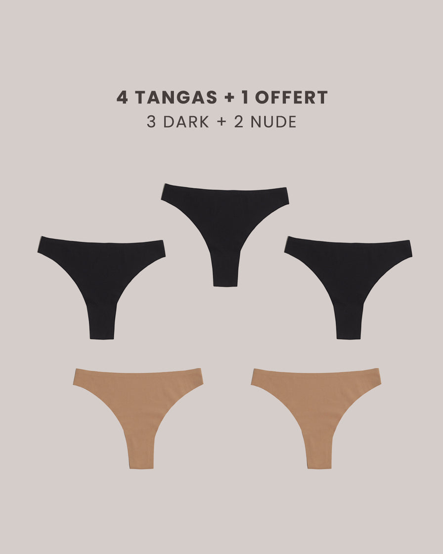 pack 5 tangas menstruels