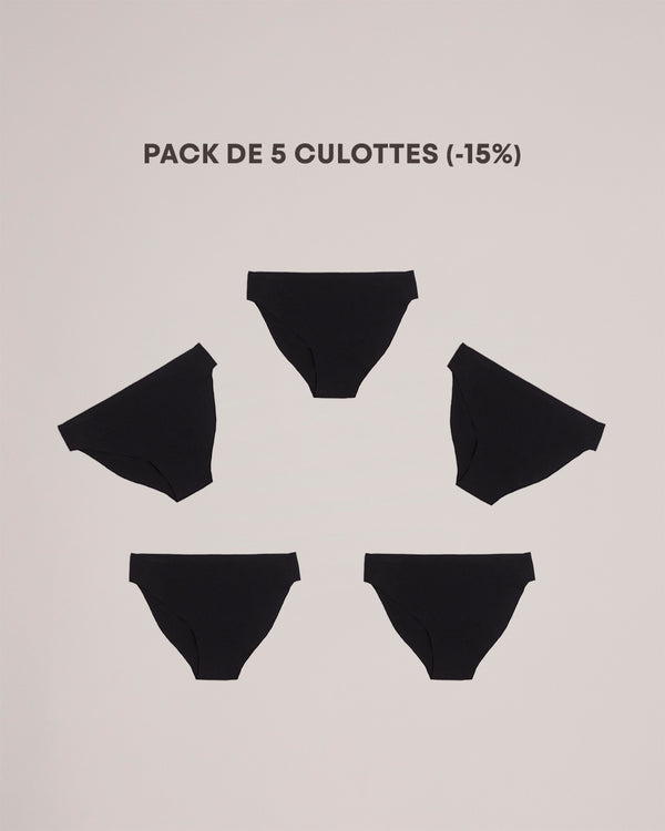 culottes invisibles noires