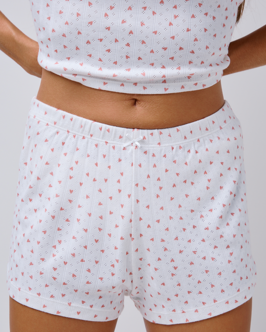 Short de Pyjama Pointelle - Love