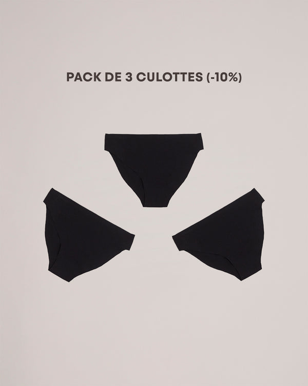 culottes invisibles noires